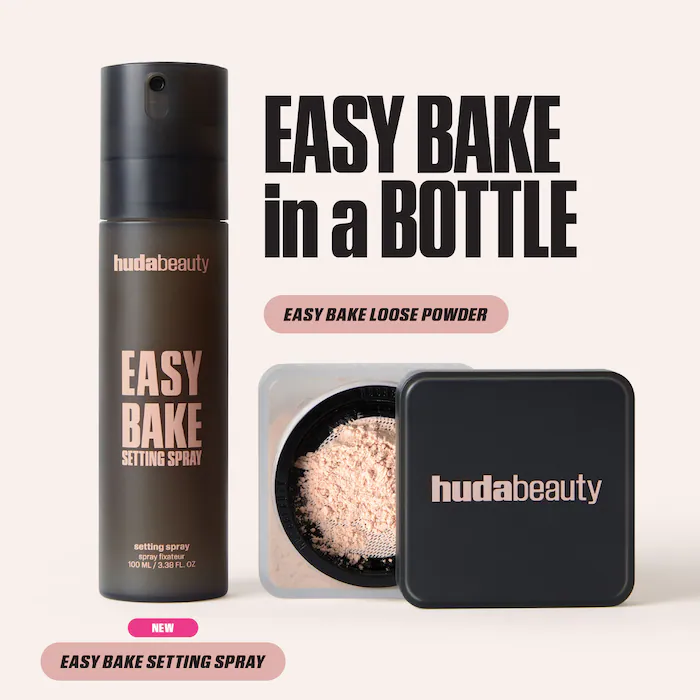HUDA BEAUTY Easy Bake Blurring Setting Spray 100ml - Image 4
